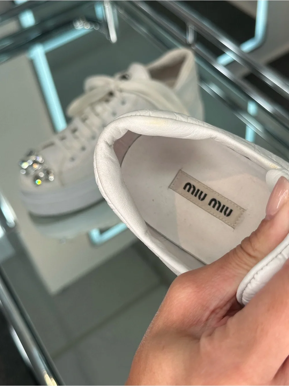 Miu Miu Platform Sneaker